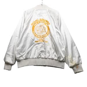 Vintage 80s Auburn The Order Of The Golden Circle Miami Assembly Jacket XL